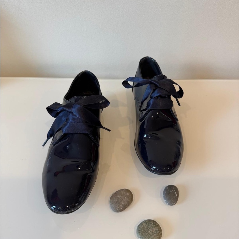 Andree Midnight Blue Patent Leather Shoes